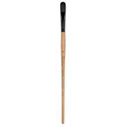 Princeton Catalyst Polytip Bristle Brush - Filbert, Long Handle, Size 8