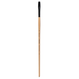 Princeton Catalyst Polytip Bristle Brush - Flat, Long Handle, Size 4