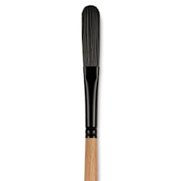 Princeton Catalyst Polytip Bristle Brush - Egbert, Long Handle, Size 6 close up