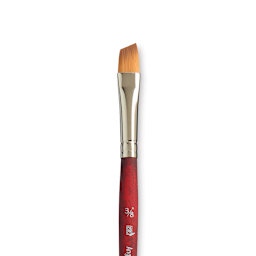 Princeton Velvetouch Series 3950 Synthetic Brush - Angular Shader, 3/8"
