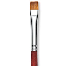 Princeton Velvetouch Series 3950 Synthetic Brush - Chisel Blender, Size 8 close up