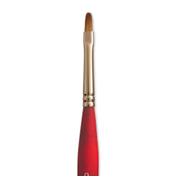 Princeton Velvetouch Series 3950 Synthetic Brush - Filbert, Mini, Size 0