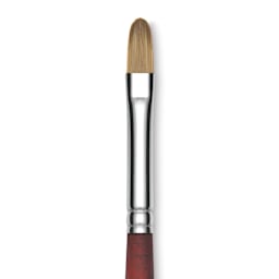 Princeton Velvetouch Series 3950 Synthetic Brush - Filbert close-up