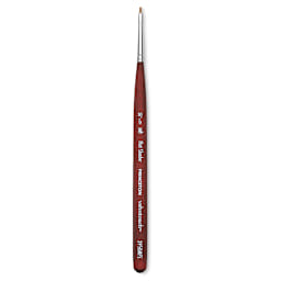 Princeton Velvetouch Series 3950 Synthetic Brush - Flat Shader, Mini, Size 10/0