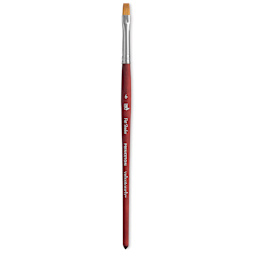 Princeton Velvetouch Series 3950 Synthetic Brush - Flat Shader, Size 6