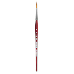 Princeton Velvetouch Series 3950 Synthetic Brush - Long Round, Size 4