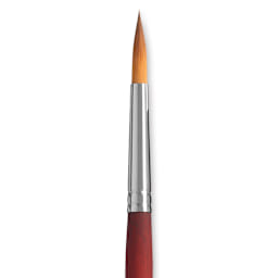 Princeton Velvetouch Series 3950 Synthetic Brush - Long Round, Size 8 close up