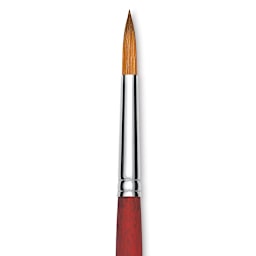 Princeton Velvetouch Series 3950 Synthetic Brush - Round, Size 8 close up