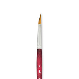 Princeton Velvetouch Series 3950 Synthetic Brush - Petals, Size 8 close up