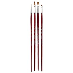Princeton Velvetouch Series 3900 Synthetic Brushes - Blick Exclusive, Long Handle, Set of 4