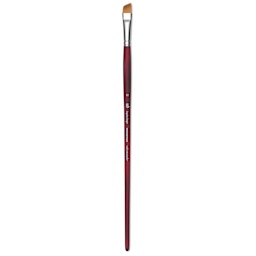 Princeton Velvetouch Series 3900 Synthetic Brush - Angle Bright, Long Handle, Size 12
