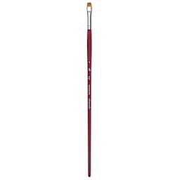 Princeton Velvetouch Series 3900 Synthetic Brush - Bright, Long Handle, Size 8
