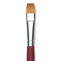 Princeton Velvetouch Series 3900 Synthetic Brush - Bright, Long Handle, Size 12 (close-up)