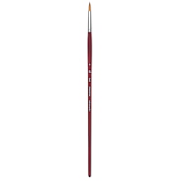 Princeton Velvetouch Series 3900 Synthetic Brush - Round, Long Handle, Size 6