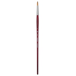 Princeton Velvetouch Series 3900 Synthetic Brush - Round, Long Handle, Size 8