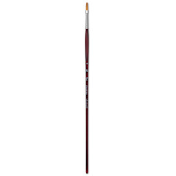 Princeton Velvetouch Series 3900 Synthetic Brush - Filbert, Long Handle, Size 4