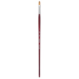 Princeton Velvetouch Series 3900 Synthetic Brush - Filbert, Long Handle, Size 6