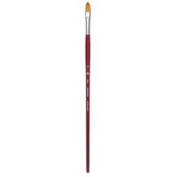 Princeton Velvetouch Series 3900 Synthetic Brush - Filbert, Long Handle, Size 10