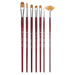 Princeton Velvetouch Series 3900 Synthetic Brushes - Long Handle (selection of shapes)