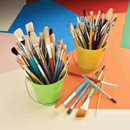 Royal & Langnickel Scratch and Dent Brushes - Assortment, Pkg of 100, brushes inside holders (not included)