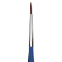 Da Vinci Forte Acrylics Synthetic Brush - Round, Long Handle, Size 0, close-up