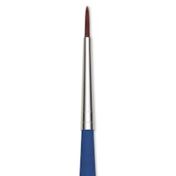 Da Vinci Forte Acrylics Synthetic Brush - Round, Long Handle, Size 1, close-up