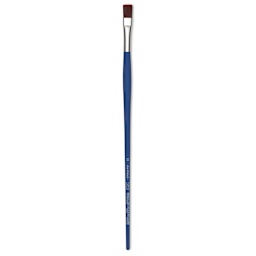 Da Vinci Forte Acrylics Synthetic Brush - Flat, Long Handle, Size 12