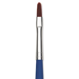 Da Vinci Forte Acrylics Synthetic Brush - Filbert, Long Handle, Size 4, close-up