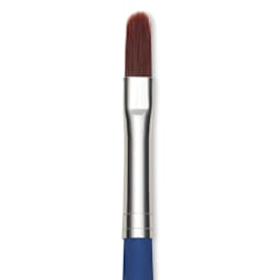 Da Vinci Forte Acrylics Synthetic Brush - Filbert, Long Handle, Size 6, close-up