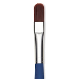 Da Vinci Forte Acrylics Synthetic Brush - Filbert, Long Handle, Size 12, close-up