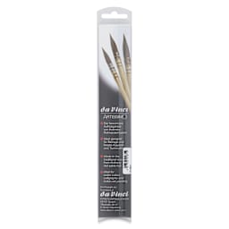  Da Vinci Artissimo Kolinsky Red Sable Brush - Quill, Size 0, back of the packaging