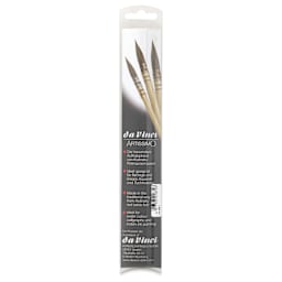  Da Vinci Artissimo Kolinsky Red Sable Brush - Quill, Size 1, back of the packaging