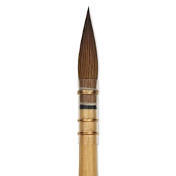  Da Vinci Artissimo Kolinsky Red Sable Brush - Quill, Size 2, close-up