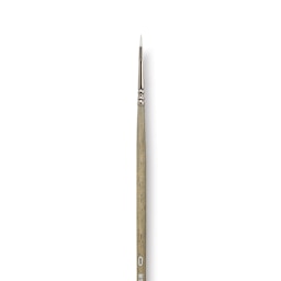 Escoda Perla Toray White Synthetic Brush - Filbert, Long Handle, Size 0
