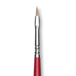 Escoda Opera Takatsu Synthetic Brush - Bright, Long Handle, Size 2 close up