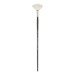 Princeton Series 6300 Dakota Synthetic Bristle Brush - Fan, Long Handle, Size 3