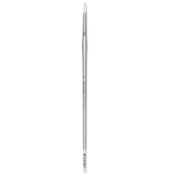 Silver Brush Silverwhite Synthetic Brush - Round, Long Handle, Size 4