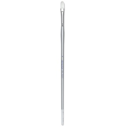 Silver Brush Silverwhite Synthetic Brush - Filbert, Long Handle, Size 4