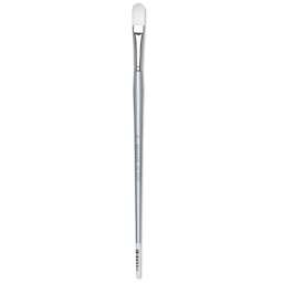 Silver Brush Silverwhite Synthetic Brush - Filbert, Long Handle, Size 8