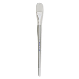 Silver Brush Silverwhite Synthetic Brush - Filbert, Long Handle, Size 16