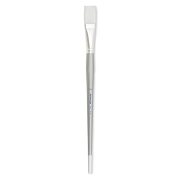 Silver Brush Silverwhite Synthetic Brush - Flat, Long Handle, Size 12