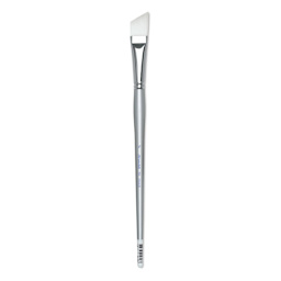 Silver Brush Silverwhite Synthetic Brush - Angular, Long Handle, Size 1"