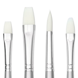 Liquitex Basics Synthetic Brushes - Set of 4, close-up