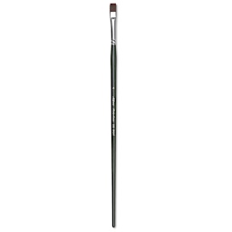 Silver Brush Ruby Satin Synthetic Brush - Bright, Size 4, Long Handle