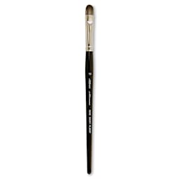 Silver Brush Monza Synthetic Mongoose Artist Brush - Short Filbert, Size 10