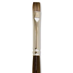 Silver Brush Monza Synthetic Mongoose Artist Brush - Short Bright, Size 6 close up