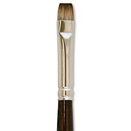 Silver Brush Monza Synthetic Mongoose Artist Brush - Short Bright, Size 8 close up