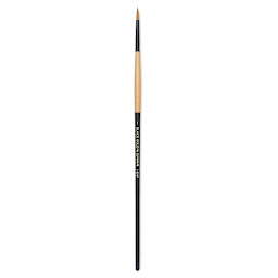 Dynasty Black Gold Brush - Round, Long Handle, Size 1
