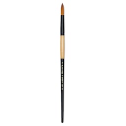 Dynasty Black Gold Brush - Round, Long Handle, Size 8