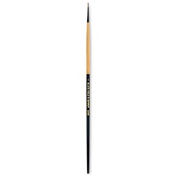 Dynasty Black Gold Brush - Fine Round, Long Handle, Size 1
